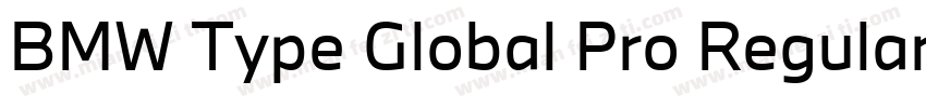 BMW Type Global Pro Regular字体转换